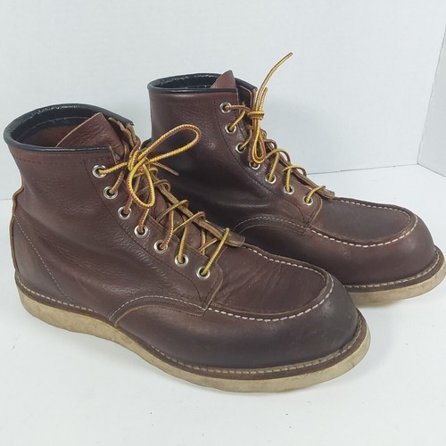 Red Wing Heritage 8138 Men's Classic Moc 6" Briar Oil Slick Boots 8 2E USA
