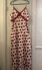 Jaclyn Smith Sleepwear Valentines Hearts Baby Doll Size M
