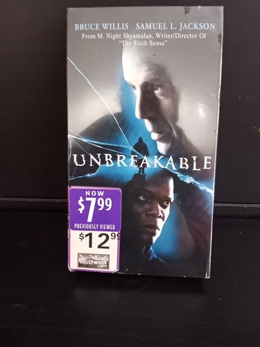 Unbreakable VHS 2001 M Night Shyamalan. Bruce Willis, Samuel L Jackson resealed - Picture 8 of 8