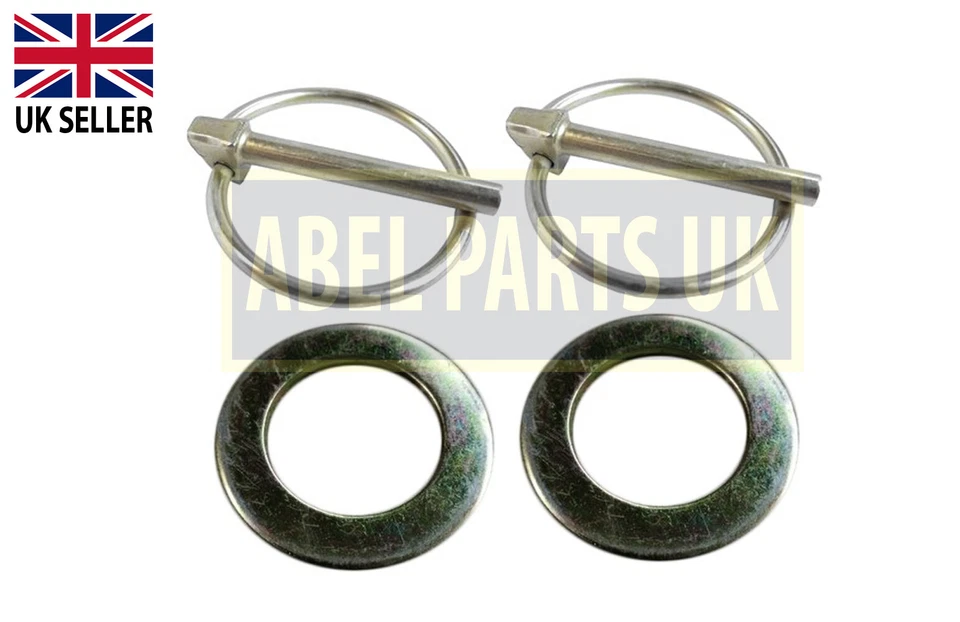 JCB PARTS - 3CX BUCKET PIN WASHERS & LYNCH PINS (PART NO.823/00470, 826/00512)