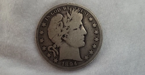 1894 S Barber Half Dollar in Very Good Condition
