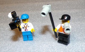 NEW LEGO Director And  Cameraman Minifigures Movie Studios 1411