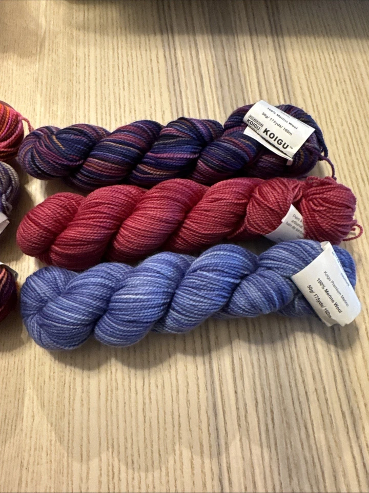 Koigu 100% Merino Wool 6x 50g Lot of 6 Skeins - Image 4 of 4