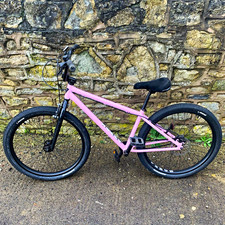 Mafia BMX/ Wheelie Bike 26 in Pink/Black 1 Speed Mechanical Disc Brake