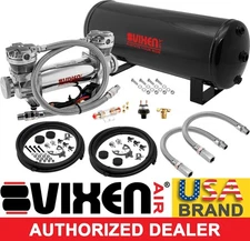 AIR SUSPENSION KIT/SYSTEM FOR TRUCK/CAR BAG/RIDE, DUAL HEAD COMPRESSOR, 3G TANK