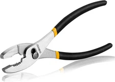 Slip Joint Pliers 10 Inch with Comfortable Rubber Grip High Carbon Steel Rust