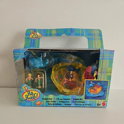 Polly Pocket Delphin Ritt von Mattel in OVP und neu - 1999 - #24860 - Bild 1 von 4
