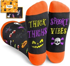 Happy Halloween Socks Spooky Gifts For Boys Girls 10-12 Years,size 7-14 /6-13