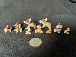 Vintage Hagen Renaker Koala And Teddy Bear Lot Of 11