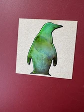 Rare Vintage 80s Mystik Oilies Oilie Oily Oilly Penguin Touch Sticker 1980s Rare