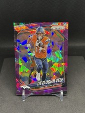 2025 Panini Prizm - Devaughn Vele #54 Purple Ice Prizm /225