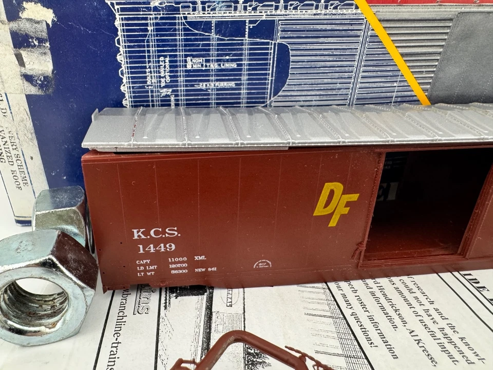 Branchline 1911 HO Scale KCS 50' Welded AAR Box Car Road #1449 - Image 2 of 4