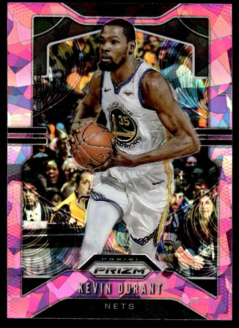 2019-20 Panini Prizm Prizms Pink Ice Kevin Durant Brooklyn Nets #210