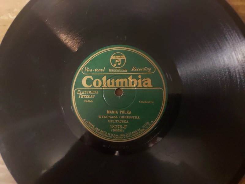 1928 Polish COL. 78/Wykonola Orkiestra Hultajska../E