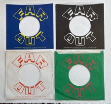 45 RPM 7" RECORD SLEEVES CO. SLEEVE 4 PACK SEE PHOTOS - Far Out SLV95