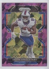 2021 Panini Prizm Purple Ice Prizm 130/225 Devin Singletary #118 03il