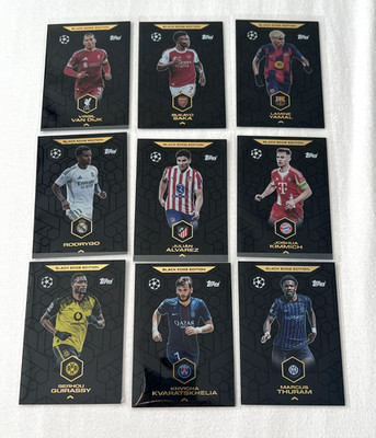 Topps Match Attax Champions League 25/26 Black Edge Edition aussuchen BE1-BE9
