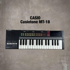 CASIO Casiotone MT-18 32-Key Analog Synth Keyboard Vintage Working DC 7.5V