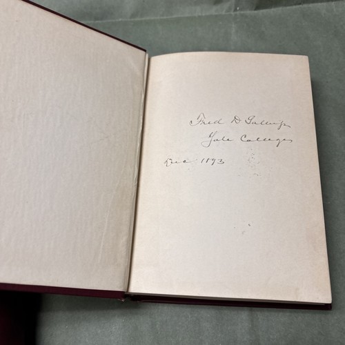 4 Vol. Book Set 1893 Yale College Men Of Achievement L, Owned Mr. Gailup, Betula - Picture 19 of 24