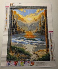 Diamond Art Completed 30x40cm Item Q4504 Sun And Water