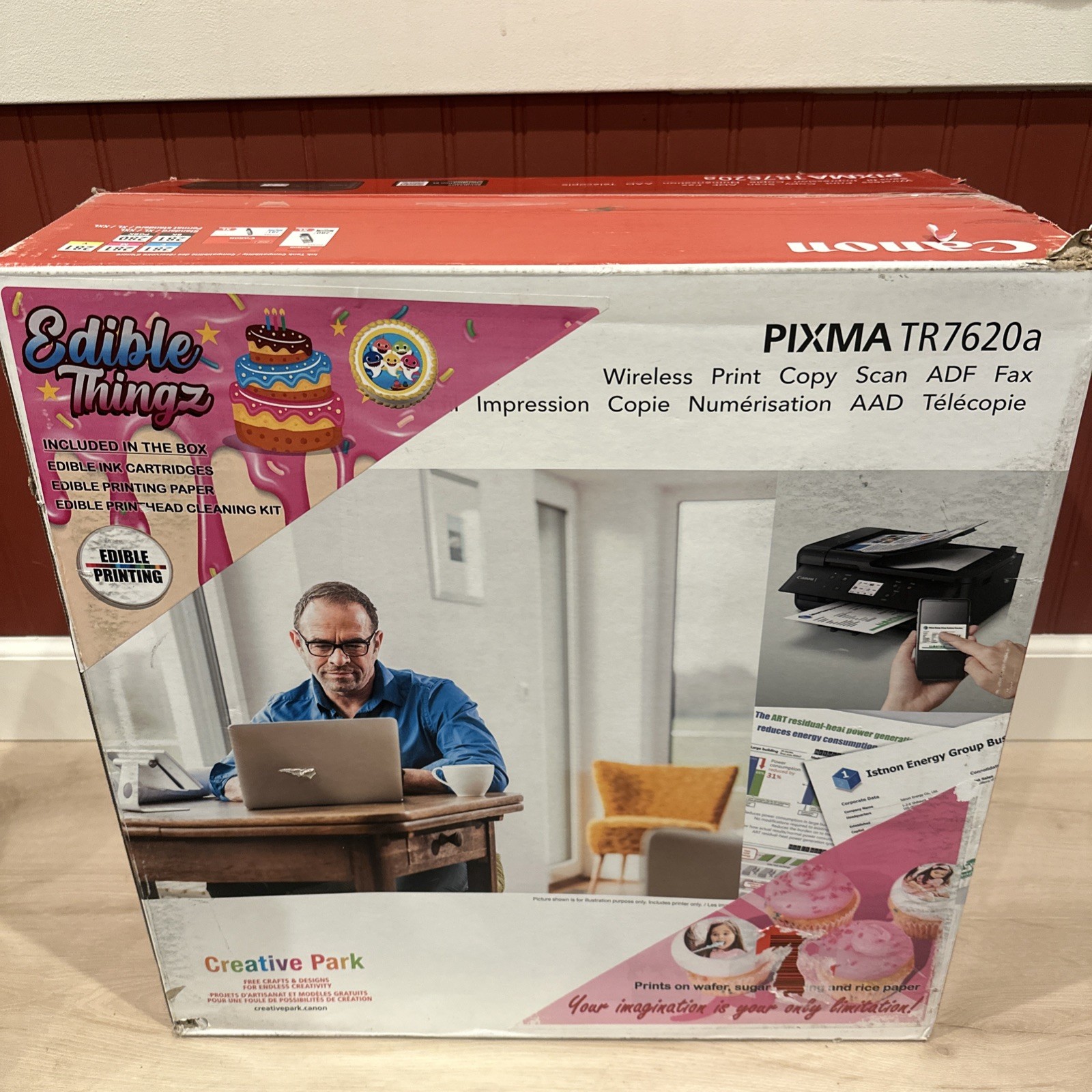 Canon PIXMA (TR7620a) All-in-One Inkjet Color Printer - Edible Printing Capable!