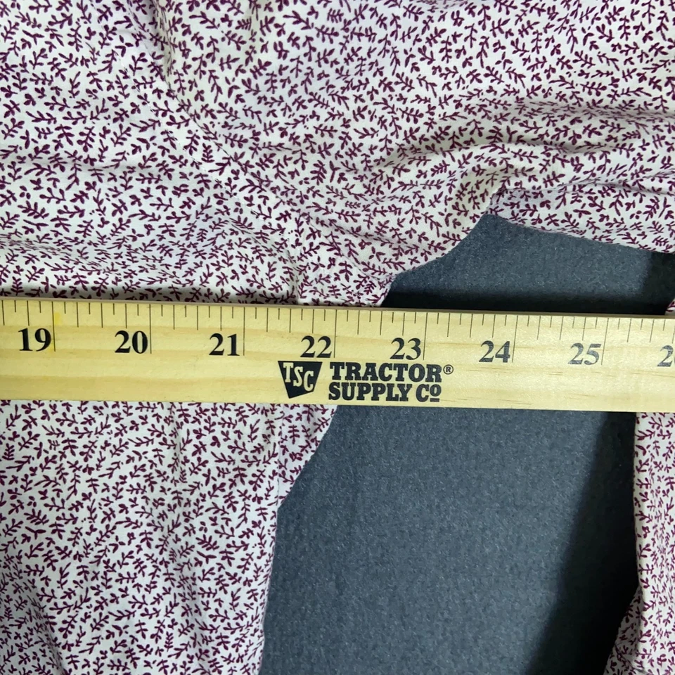 Camisa masculina cacto grande branca/roxa manga longa colarinho botão - Imagem 4 de 4