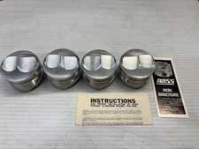 Set Of 4 Small Block Chevy Ross Forged Aluminum Racing Pistons Hc 412 Nos Set Of 4 Small Block Chevy Ross Forged Aluminum Racing Pistons Hc 412 Nos