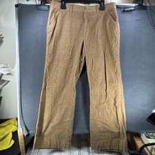 VTG 70s Levi's Panatela Mens Corduroy Straight Leg Pants 36x29 Brown Baggy Disco