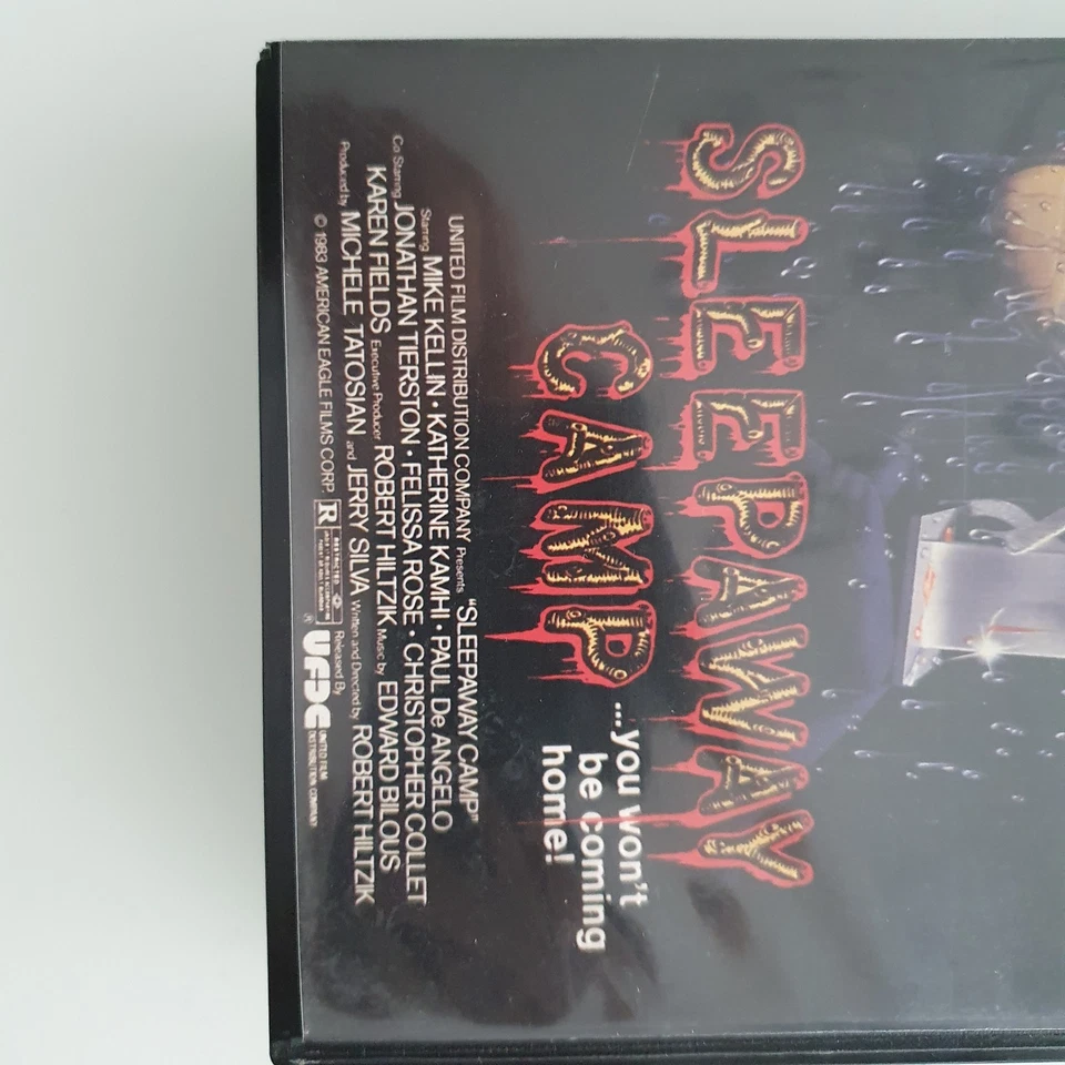 VHS CAMP DES GRAUENS - SLEEPAWAY CAMP / BLUTIGER SOMMER DEUTSCH UNCUT SELTEN - Bild 2 von 4