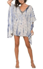 RAGA Cyprus Shore tunic tie-dye XS oversized boho beachy coverup hippie