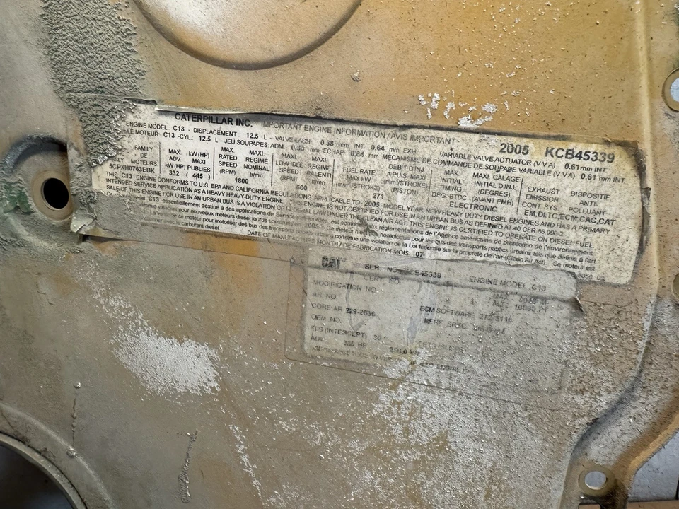 CAT C-13 卡特彼勒柴油发动机定时盖 2401880 原始设备制造商 — 第 2/4 张图片