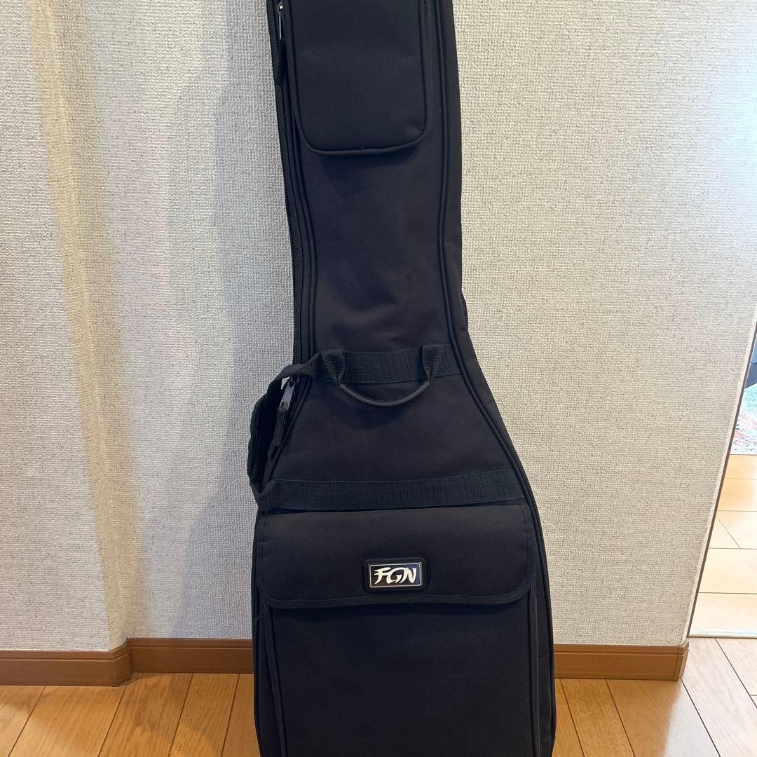 Electric Bass Guitar FGN Fujigen JJB6R J-Classic Black with Soft