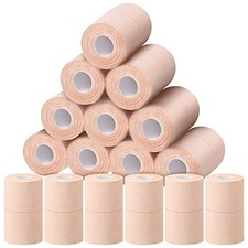 Nuanchu 16 Rolls Self Adhesive Cohesive Wrap Elastic Bandage, Horse Tape Vet