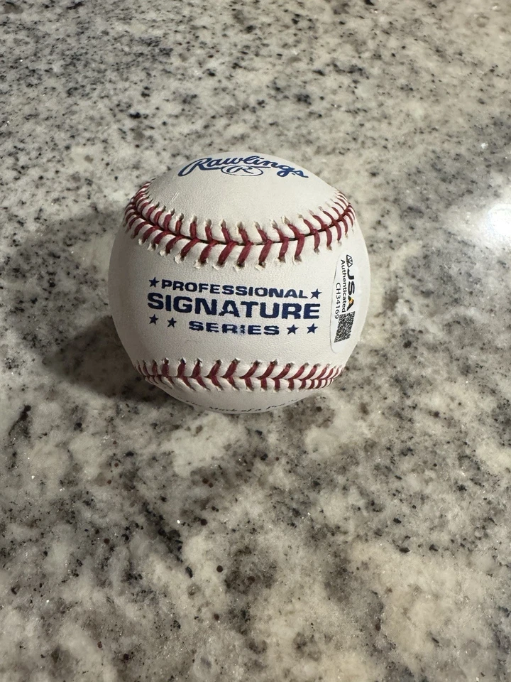 JSA COA MARK FIDRYCH Signed Autographed Baseball Official Ball INSCRIP READ DESC - Image 3 of 4