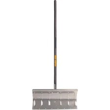 TrueTemper 24" Aluminum Blade Snow Pusher Shovel Wood Handle