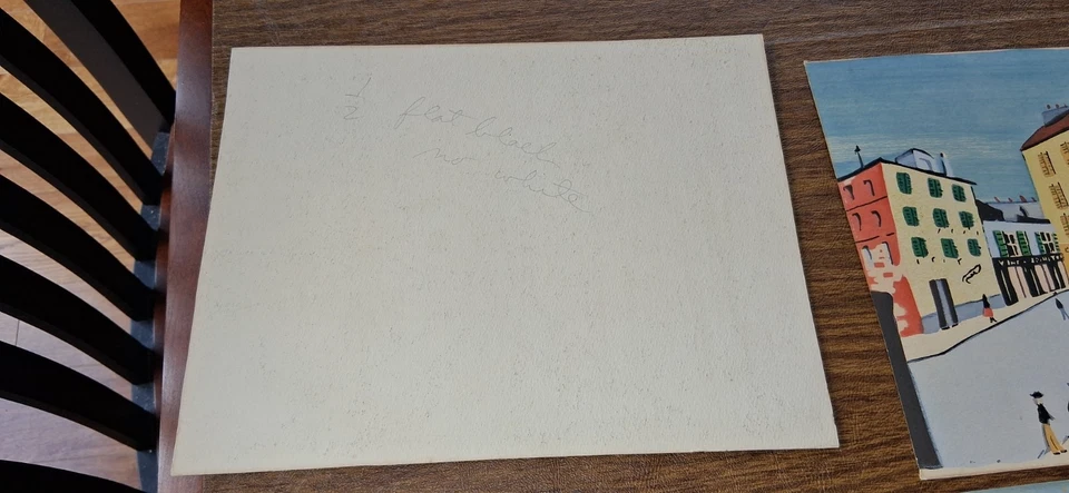 CHARLES DE MONTFORT - Pintura acuarela escena callejera de París Foto 2 de 4