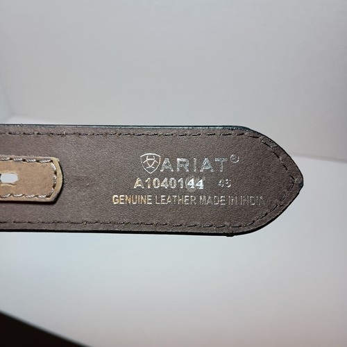 Neu Ariat Ledergürtel Herren geprägt Größe 46 braun A1040144 - Bild 5 von 7