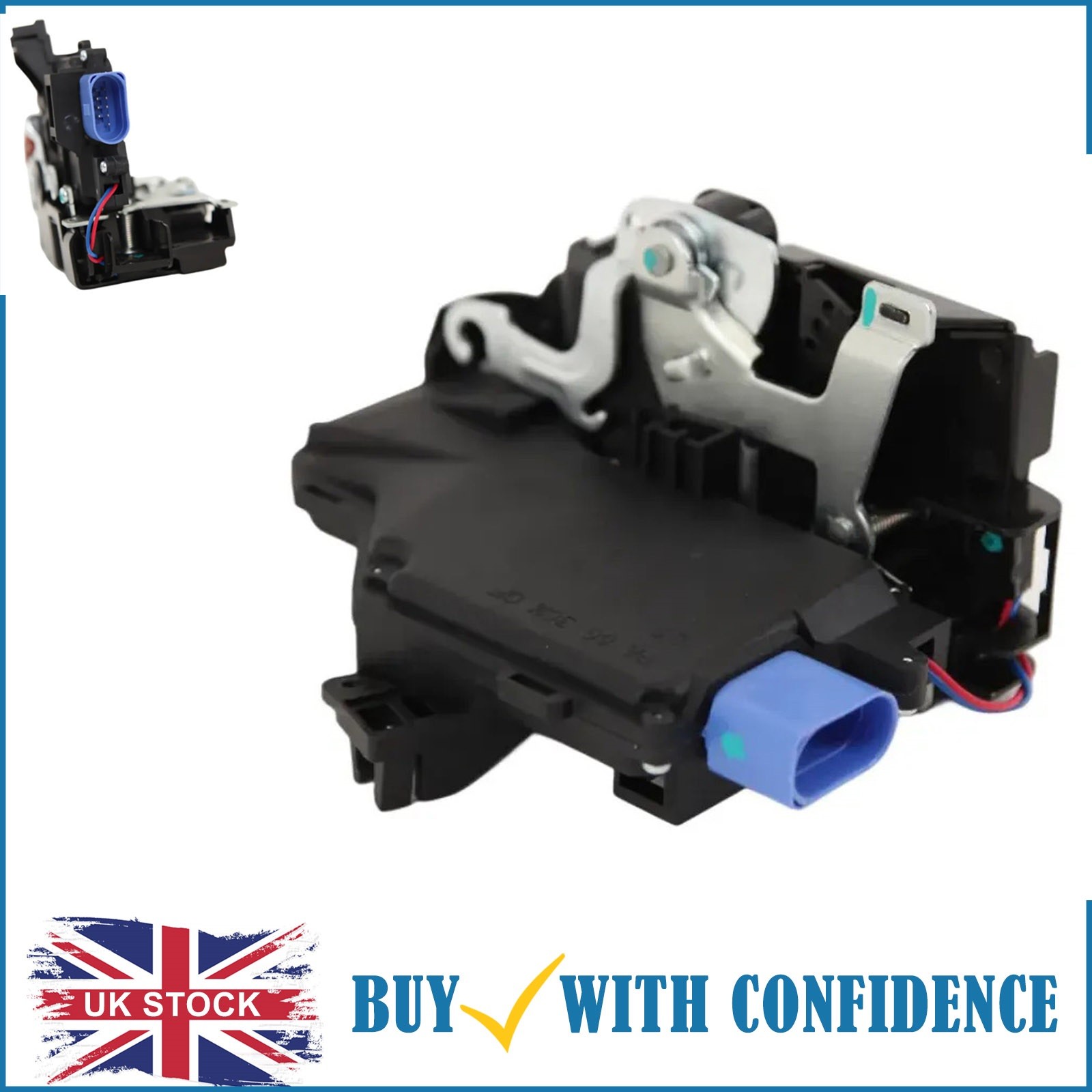 For Skoda Octavia Seat Altea Toledo Front Door Lock Actuator Mechanism Left Side
