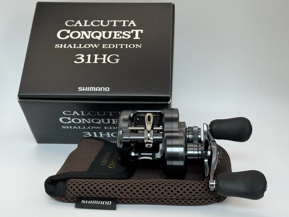 Shimano 24 CALCUTTA CONQUEST EDICIÓN POCO PROFUNDA 31HG IZQUIERDA con Caja "Nuevo otro" S027 Foto 3 de 4