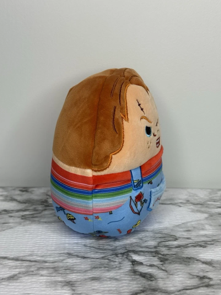 Squishmallows Chucky Good Guys通用毛绒恐怖收藏品带标签 — 第 4/4 张图片