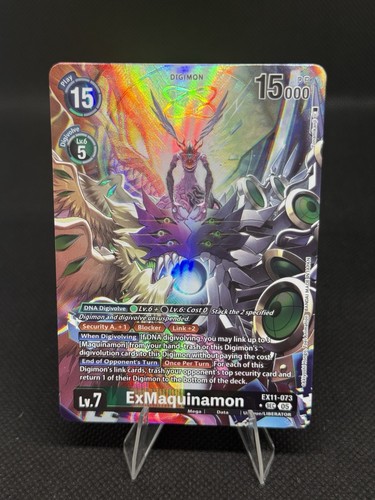 ExMaquinamon #EX11-073 Digimon Dawn of Liberator card