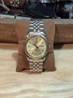 Timex Daydate Presidential Dial Quartz Men's Dress Watch Two Tone Bracelet Runs