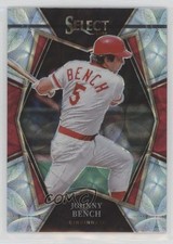 2022 Panini Select Premier Level Scope Prizm Johnny Bench #125 HOF 10ua