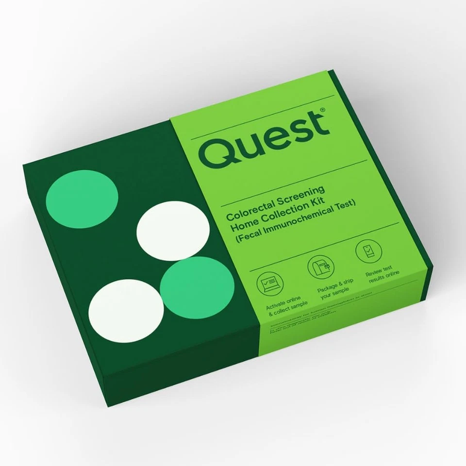 Proyección colorrectal de Quest® - kit de colección casera - inmunoquímica fecal Foto 2 de 4