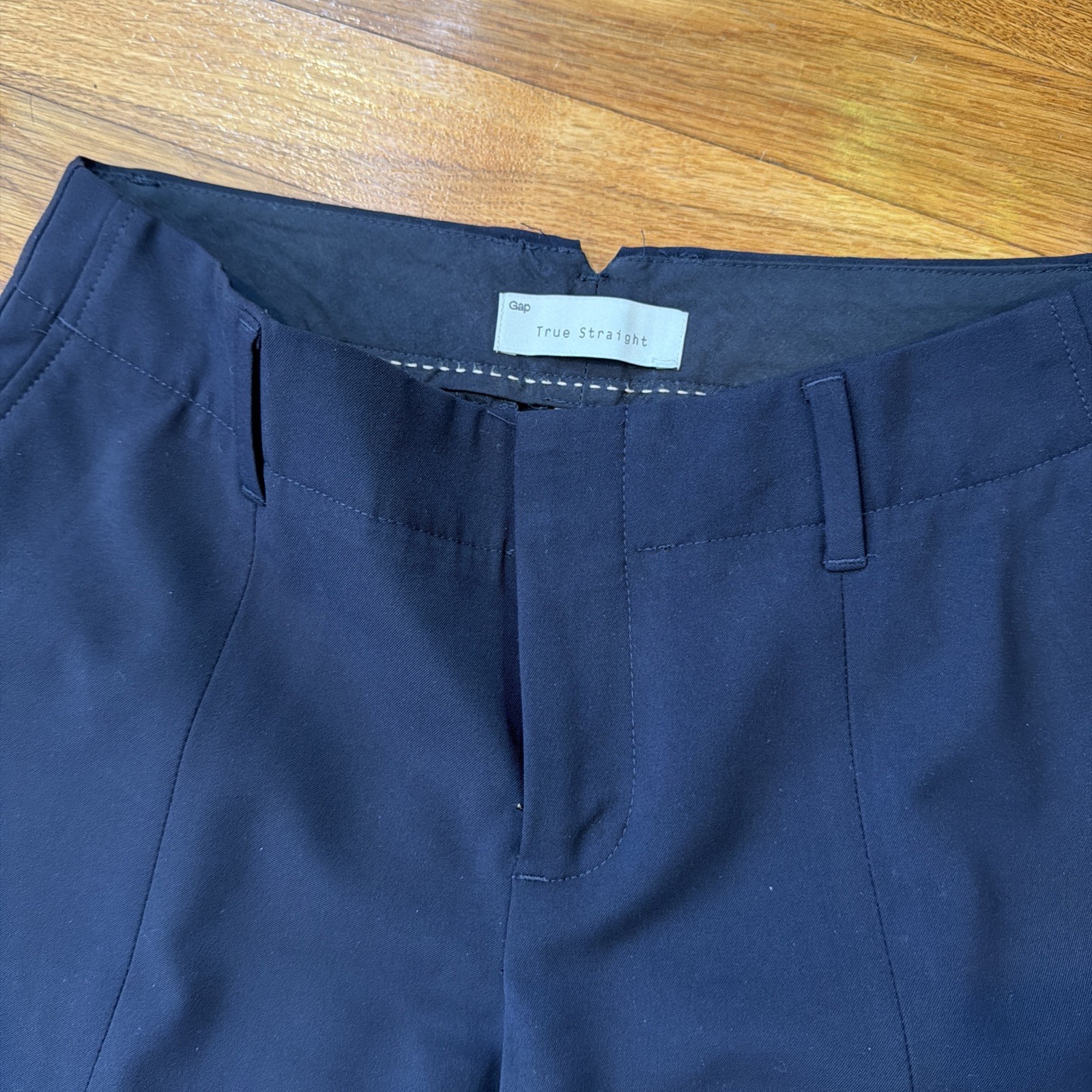 Gap True Straight Navy 2A Sleek work pants - image 2