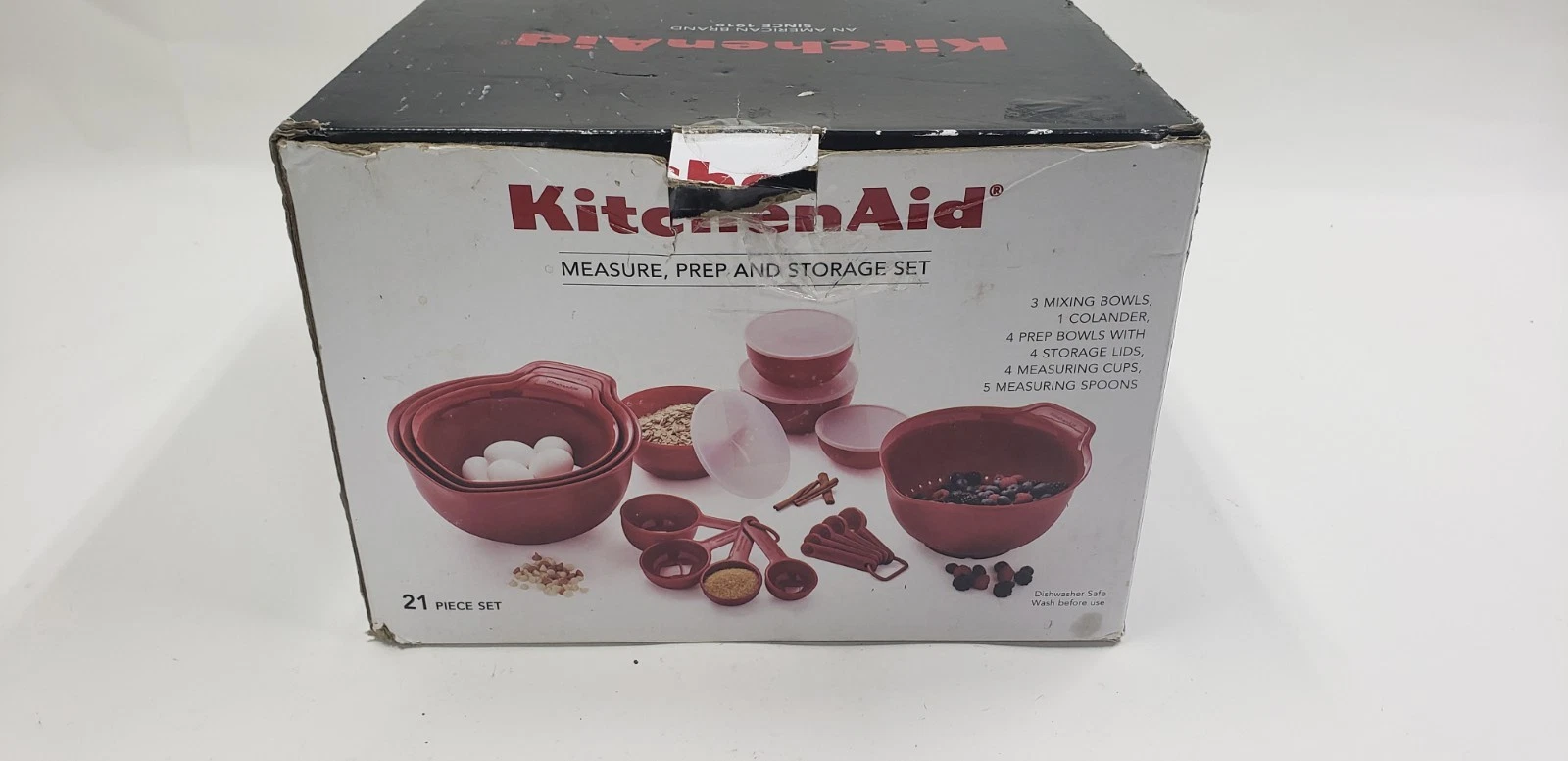 Kitchenaid Measure Prep And Storage Set Mixing Bowls Measure Cup And Spoons Read