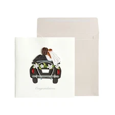Lang Companies,  Just Married Car Greeting Card