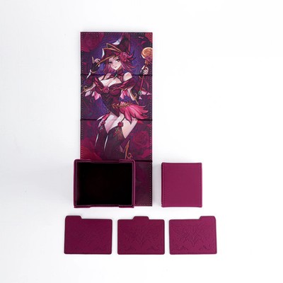 Mana Moon Akiza Black Dark Rose Magician Dicewinder Deck Box Amanda Lapalme