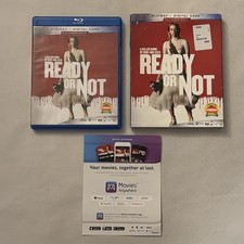 Ready or Not Blu-ray Digital, 2019 Rare OOP Horror Movie with Slipcover Bluray