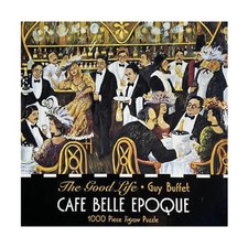 Ceaco Puzzle Cafe Belle Epoque 1000 Pieces VG /Mint